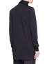 Back View - Click To Enlarge - RICK OWENS  - Turtleneck long sleeve T-shirt