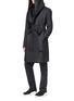 Figure View - Click To Enlarge - RICK OWENS  - Hooded belted trench coat