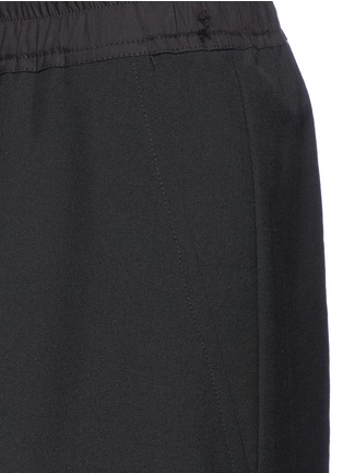 Detail View - Click To Enlarge - RICK OWENS  - Dropped crotch virgin wool hopsack pants
