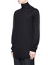 Front View - Click To Enlarge - RICK OWENS  - Turtleneck cashmere sweater