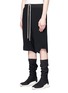 Front View - Click To Enlarge - RICK OWENS  - Dropped crotch shorts