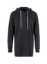 Main View - Click To Enlarge - RICK OWENS  - Stone wash jersey hoodie