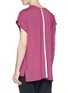 Back View - Click To Enlarge - 73398 - Reflective trim layered T-shirt