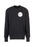 Main View - Click To Enlarge - ANN DEMEULEMEESTER - 'L'Avenir' print terry towelling sweater