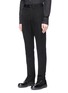 Front View - Click To Enlarge - ANN DEMEULEMEESTER - Slim fit twill pants