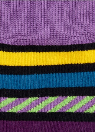 Detail View - Click To Enlarge - HAPPY SOCKS - Stripes & Stripes socks