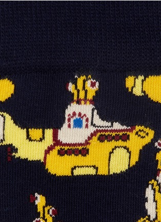 Detail View - Click To Enlarge - HAPPY SOCKS - x The Beatles yellow submarine socks