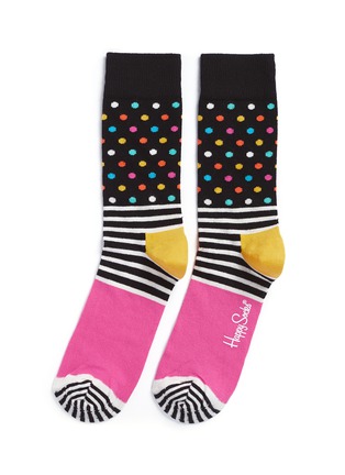 Main View - Click To Enlarge - HAPPY SOCKS - Stripe and dot socks