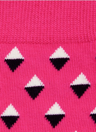 Detail View - Click To Enlarge - HAPPY SOCKS - Mini Diamond socks
