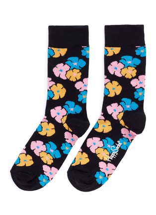 Main View - Click To Enlarge - HAPPY SOCKS - 'Kimono' floral socks
