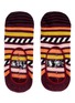 Main View - Click To Enlarge - HAPPY SOCKS - Stripes & Stripes liner socks
