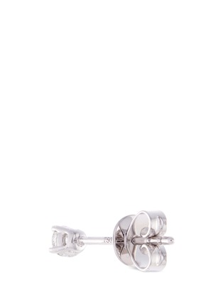 Detail View - Click To Enlarge - LC COLLECTION JEWELLERY - Diamond 18k white gold earrings