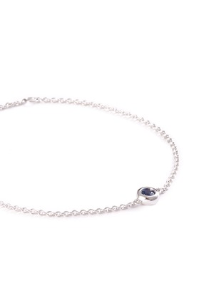 Detail View - Click To Enlarge - LC COLLECTION JEWELLERY - Sapphire 18k white gold bracelet