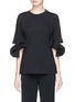 Main View - Click To Enlarge - VICTORIA, VICTORIA BECKHAM - Bow cuff T-shirt