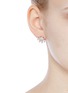 Figure View - Click To Enlarge - EDDIE BORGO - Cubic zirconia stud earrings