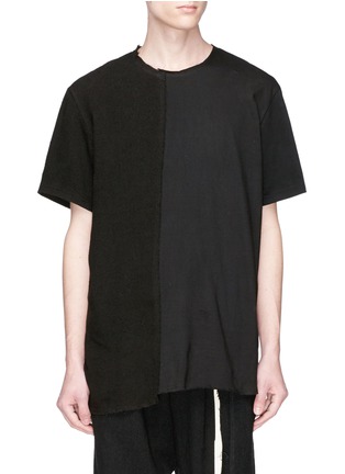 Main View - Click To Enlarge - BY WALID - Reconstructed patchwork T-shirt