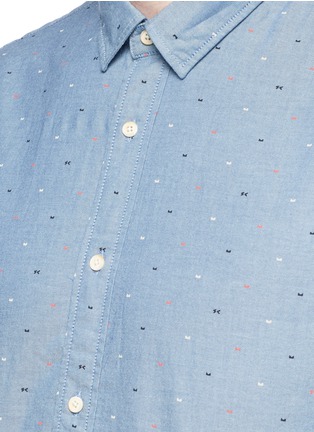 Detail View - Click To Enlarge - SCOTCH & SODA - Confetti print Oxford shirt