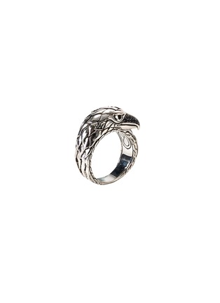 Figure View - Click To Enlarge - JOHN HARDY - Sapphire chalcedony silver eagle ring