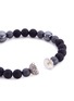 Detail View - Click To Enlarge - JOHN HARDY - Hematite and black volcanic beaded silver bracelet