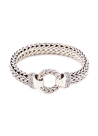 Main View - Click To Enlarge - JOHN HARDY - Silver large woven chain bracelet