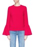 Main View - Click To Enlarge - EDIT X LANE CRAWFORD - Flared sleeve crepe top