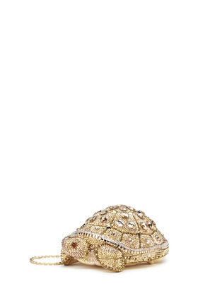 Figure View - Click To Enlarge - JUDITH LEIBER - 'Fortune Turtle' crystal pavé minaudière