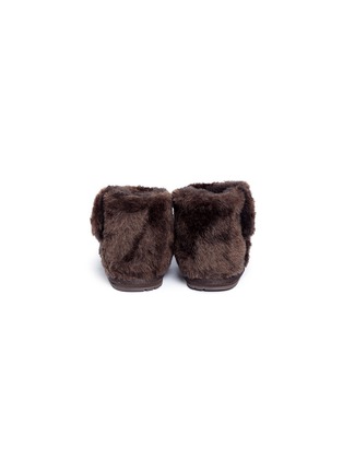 Back View - Click To Enlarge - EMU AUSTRALIA - 'Bear Walker' Merino wool infant boots