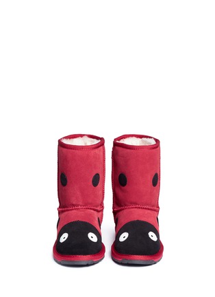 Figure View - Click To Enlarge - EMU AUSTRALIA - 'Ladybird' Merino wool kids boots