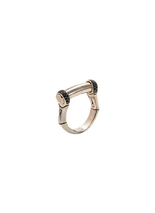 Figure View - Click To Enlarge - JOHN HARDY - Spinel sterling silver bamboo ring
