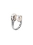 Figure View - Click To Enlarge - JOHN HARDY - Freshwater pearl silver rhodium bypass ring