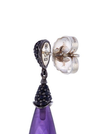 Detail View - Click To Enlarge - JOHN HARDY - Sapphire spinel amethyst drop earrings