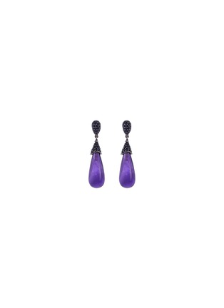 Main View - Click To Enlarge - JOHN HARDY - Sapphire spinel amethyst drop earrings