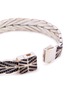 Detail View - Click To Enlarge - JOHN HARDY - Sapphire spinel silver weave effect link chain bracelet