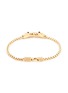 Figure View - Click To Enlarge - JOHN HARDY - Diamond ruby 18k yellow gold naga chain bracelet