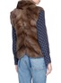 Figure View - Click To Enlarge - ISLA - 'Passy' sable fur short gilet
