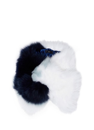 Main View - Click To Enlarge - ISLA - Stripe fox fur scarf