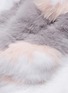 Detail View - Click To Enlarge - ISLA - Colourblock fox fur scarf