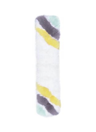 Detail View - Click To Enlarge - ISLA - Stripe fox fur scarf