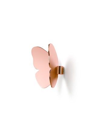 Detail View - Click To Enlarge - GHIDINI 1961 - Butterfly coat hook – Rose Gold
