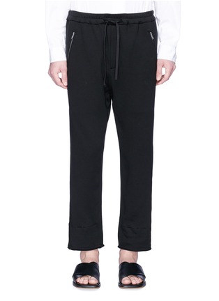 Main View - Click To Enlarge - 3.1 PHILLIP LIM - Raw cuff cropped sweatpants