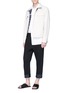Figure View - Click To Enlarge - 3.1 PHILLIP LIM - Raw cuff cropped sweatpants