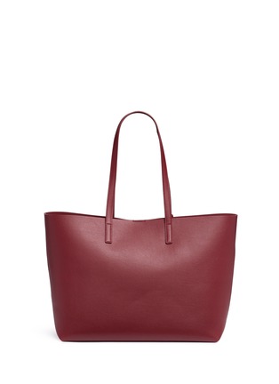 Detail View - Click To Enlarge - SAINT LAURENT - Leather shopping tote