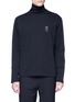 Main View - Click To Enlarge - THE WORLD IS YOUR OYSTER - Slogan print turtleneck long sleeve T-shirt