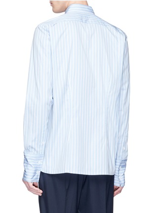 Back View - Click To Enlarge - THE WORLD IS YOUR OYSTER - Layered stripe shirt