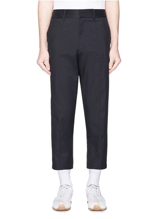 Main View - Click To Enlarge - THE WORLD IS YOUR OYSTER - Zip cuff cropped pants