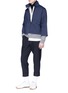 Figure View - Click To Enlarge - THE WORLD IS YOUR OYSTER - Pleated layered jacket
