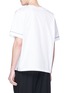 Back View - Click To Enlarge - THE WORLD IS YOUR OYSTER - Zip shoulder poplin T-shirt