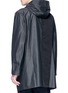 Back View - Click To Enlarge - THE WORLD IS YOUR OYSTER - Panelled hooded windbreaker jacket
