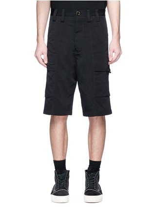 Main View - Click To Enlarge - SONG FOR THE MUTE - Detachable rope cargo shorts