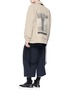 Figure View - Click To Enlarge - SONG FOR THE MUTE - 'Wonder Dad' photographic appliqué twill coach jacket
